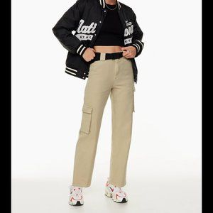 NWT Aritzia TNA Belted Cargo Pant Gd Humus Beige XS